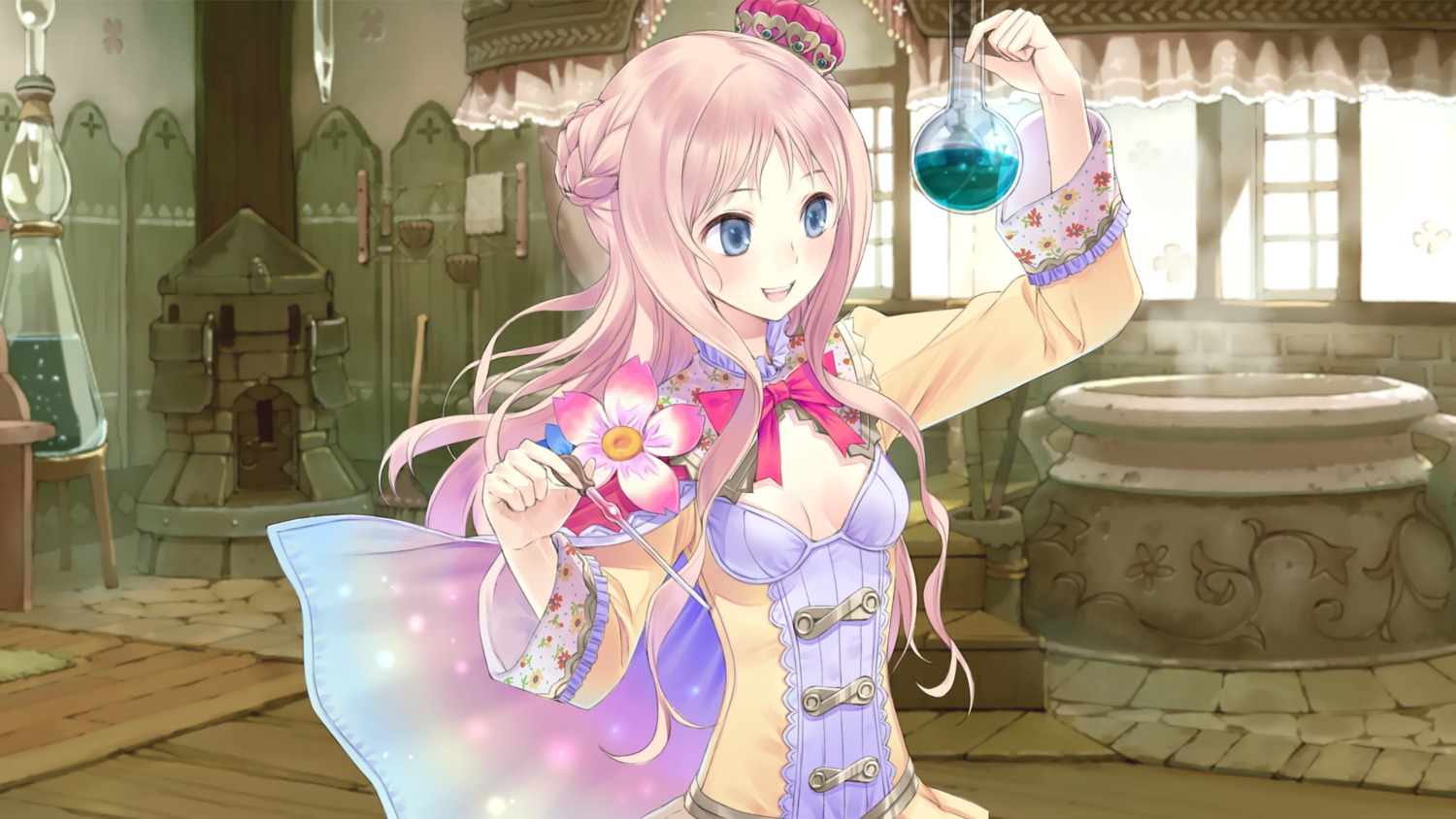 atelier, atelier_meruru, cleavage, dress, kishida_mel, merurulince_rede_arls