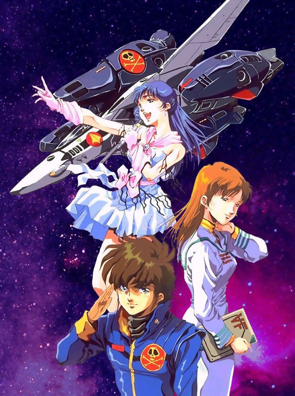 hayase_misa, ichijyo_hikaru, lynn_minmay, macross, the_super_dimension_fortress_macross, vf_valkyrie