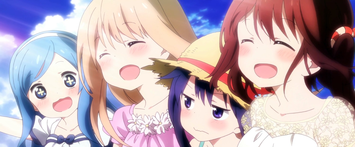 cap, doma_umaru, dress, ebina_nana, himouto!_umaru-chan, motoba_kirie, tachibana_sylphinford