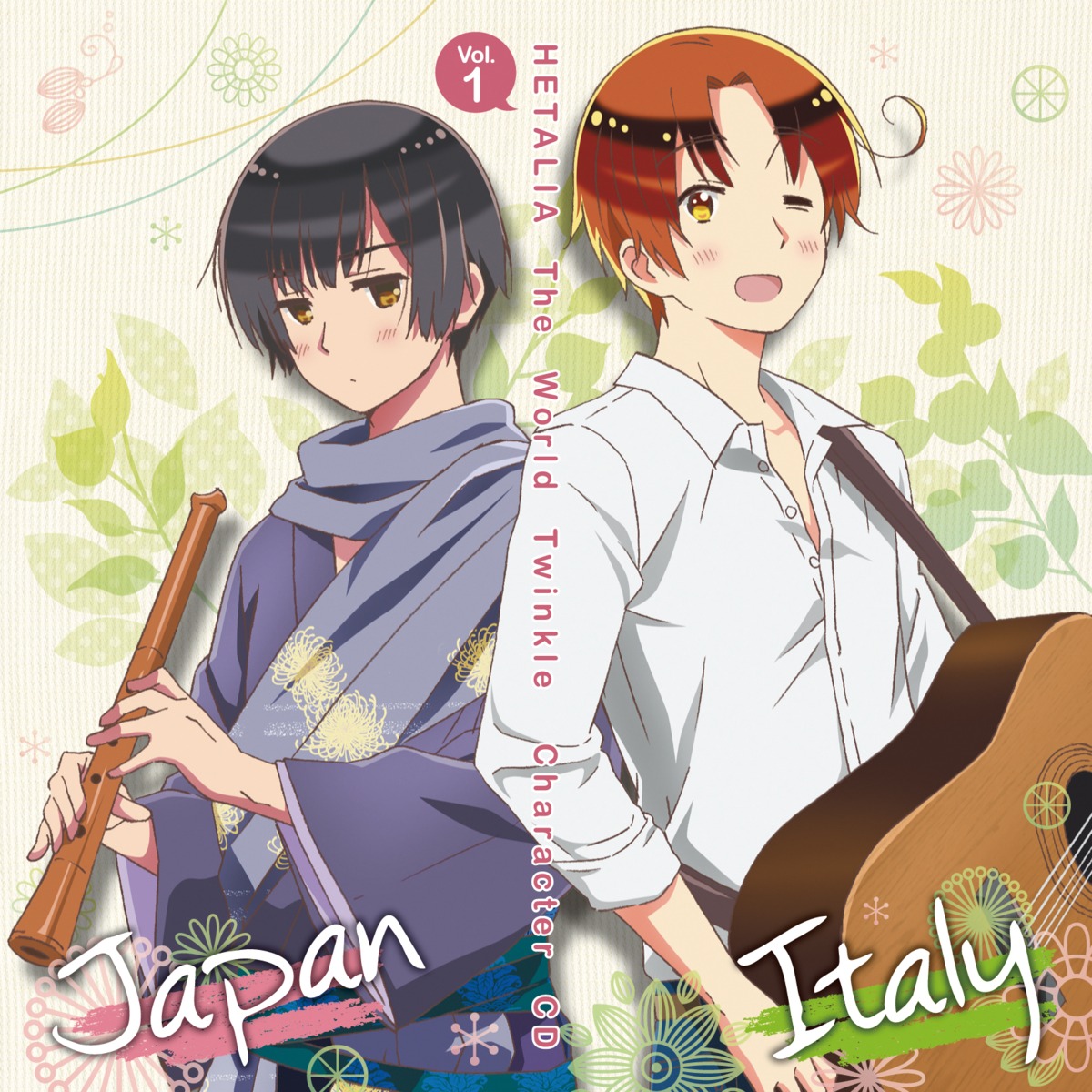 disc_cover, guitar, hetalia_axis_powers, hetalia_world_series, japan, male, south_italy