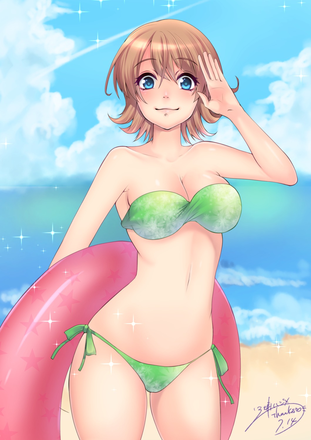 bikini, cleavage, miura_hajime, swimsuits