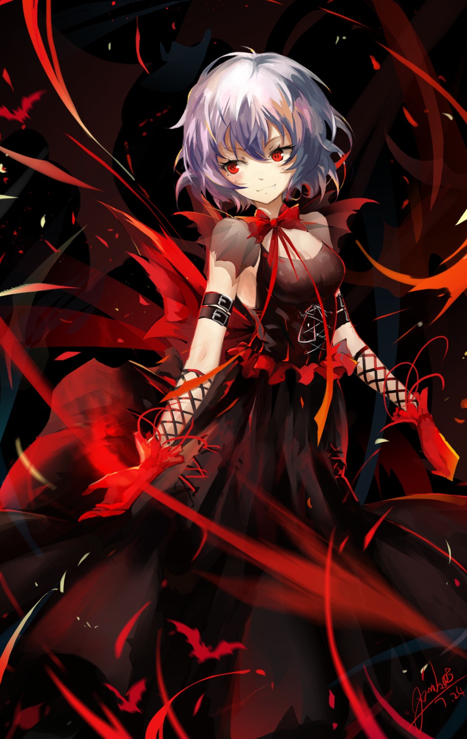 dress, nangua_mache, remilia_scarlet, touhou, wings