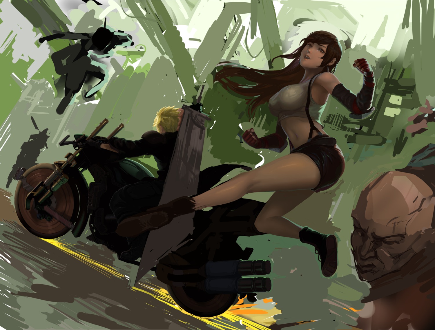 cloud_strife, final_fantasy, final_fantasy_vii, tifa_lockhart, zymv587