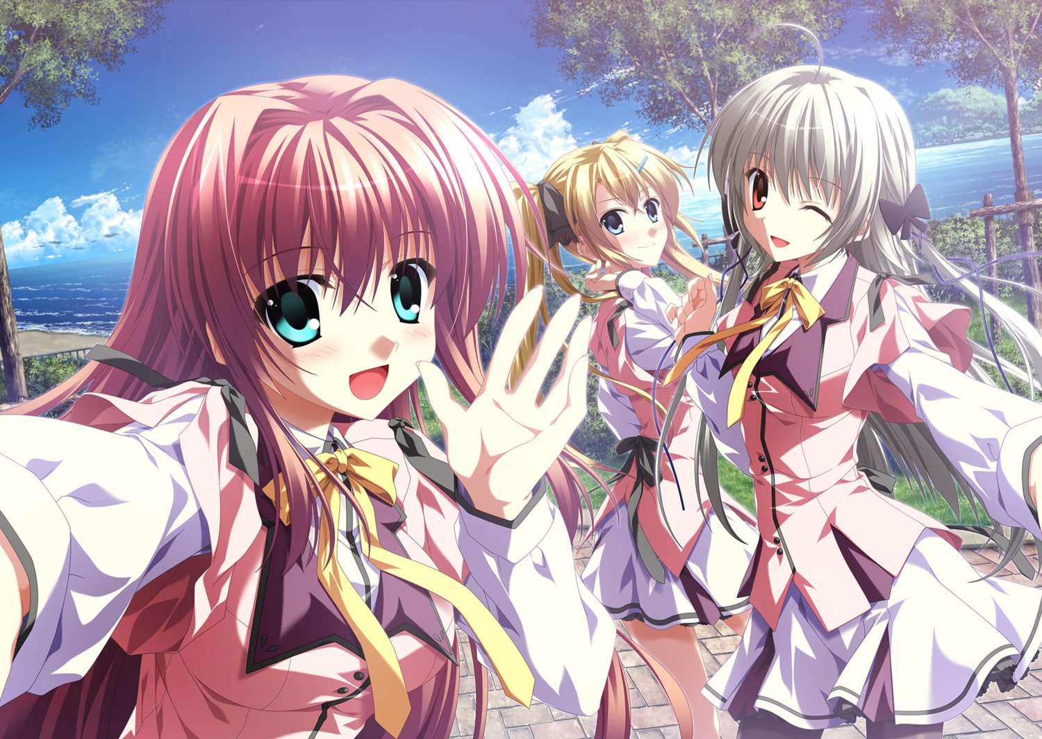 amano_hotaru, kamishiro_alice, minori, nanao_naru, narumi_sakura, pantyhose, seifuku, supipara