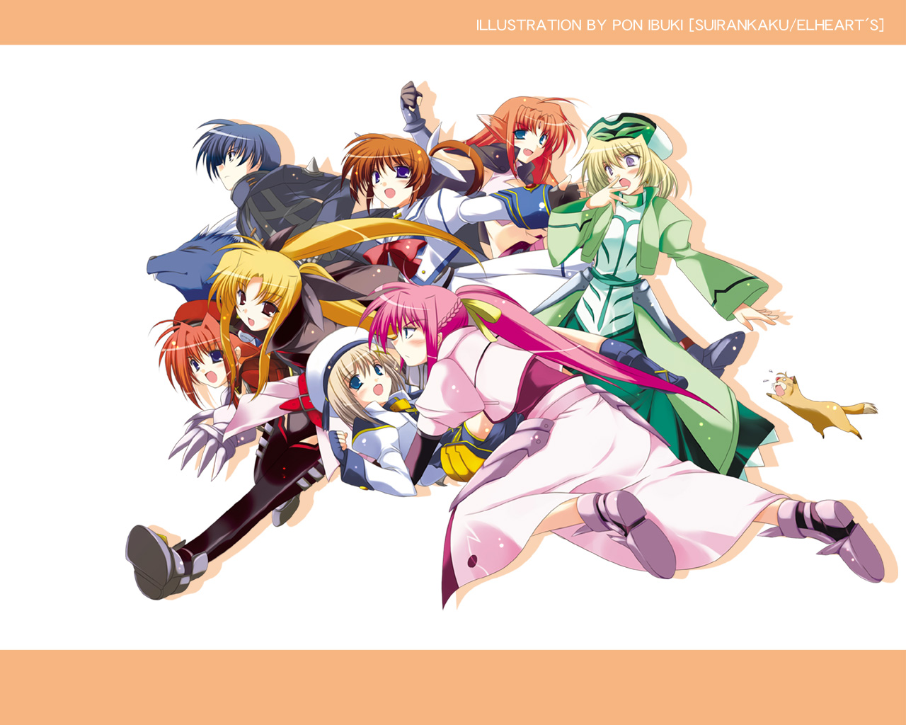 arf, chrono_harlaown, fate_testarossa, ibuki_pon, mahou_shoujo_lyrical_nanoha, mahou_shoujo_lyrical_nanoha_a's, shamal, signum