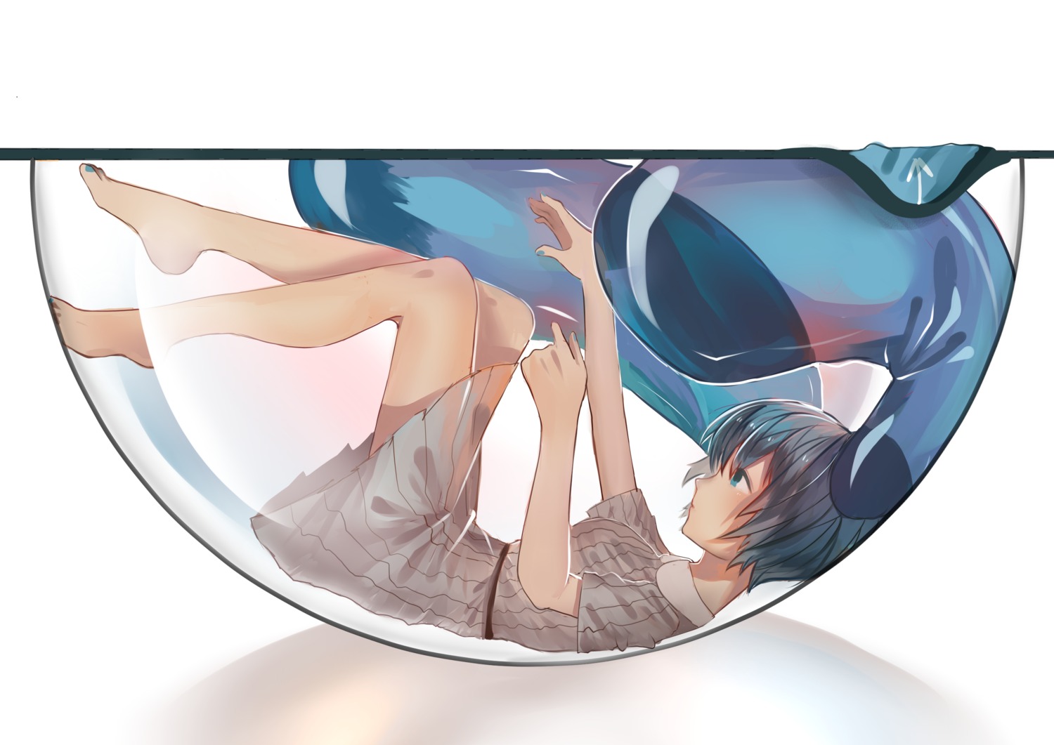 dress, feet, hatsune_miku, vocaloid, weitu