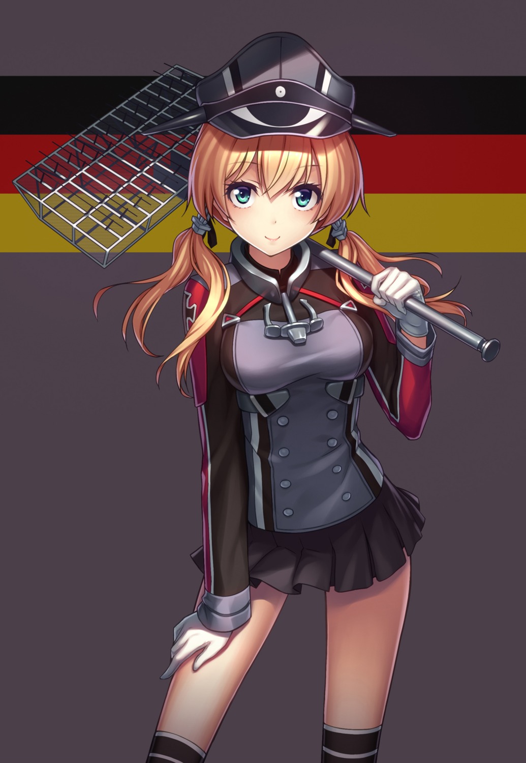 athrun1120, kantai_collection, prinz_eugen_(kancolle), thighhighs