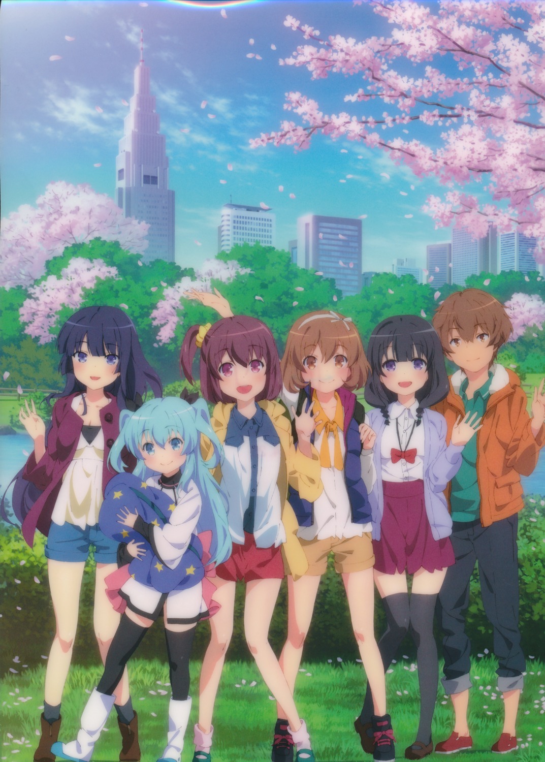 cleavage, dress, komiya_nonoka, mizusaka_souta, mizusaka_yuzuki, noel_(sora_no_method), seifuku, shiihara_koharu