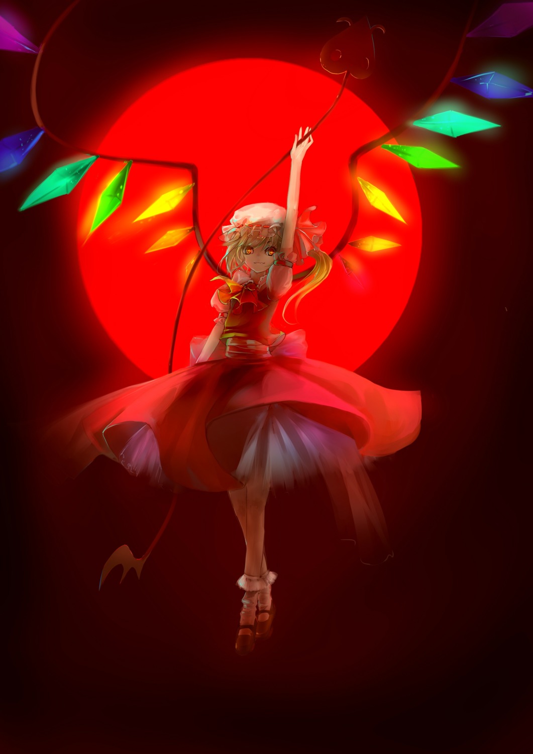 flandre_scarlet, miemia, touhou, wings