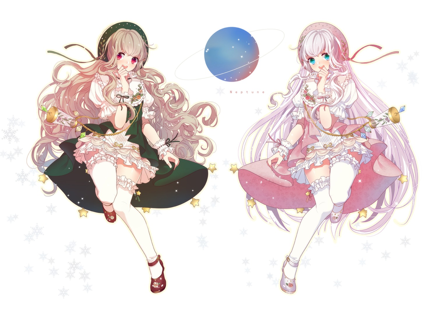 dress, miemia, thighhighs