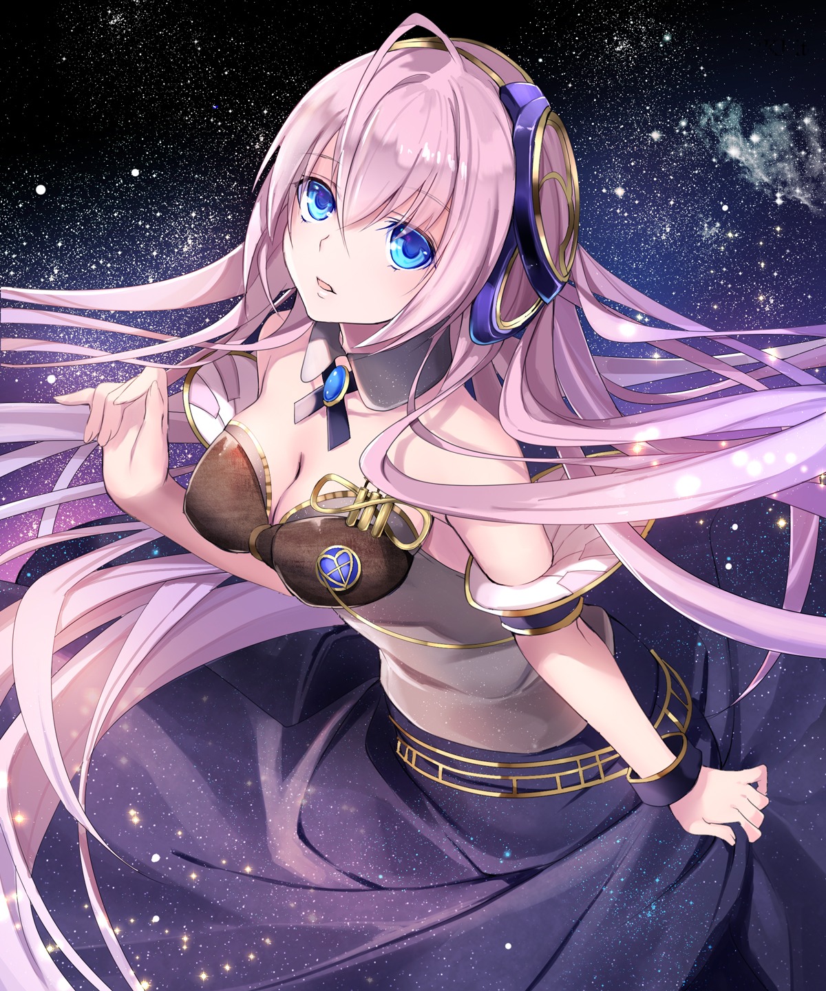 cleavage, megurine_luka, vocaloid, yuuki_kira