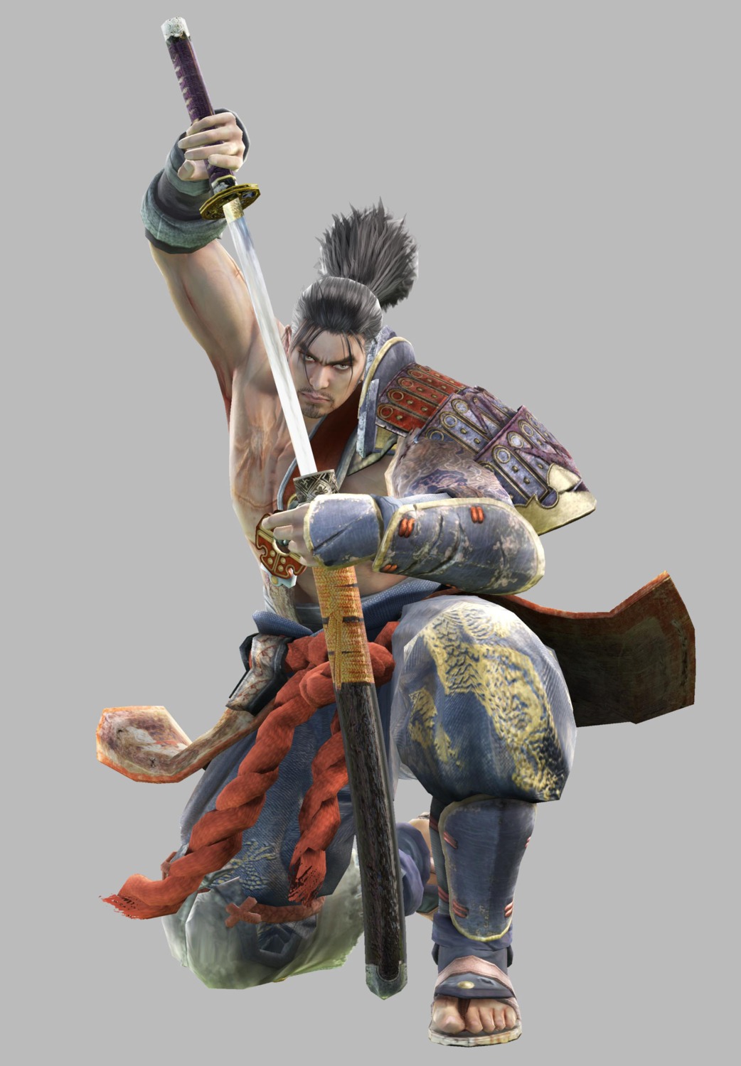 armor, heishirou_mitsurugi, japanese_clothes, male, namco, soul_calibur, soul_calibur_iv, sword
