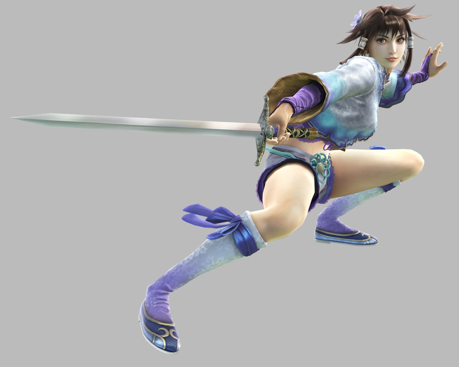 chai_xianghua, namco, soul_calibur, soul_calibur_iv, sword, weapon