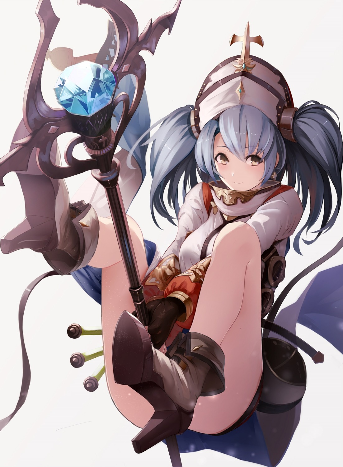 fami_(yellow_skies), famy_siraso, granblue_fantasy, heels, sophia_(granblue_fantasy), weapon