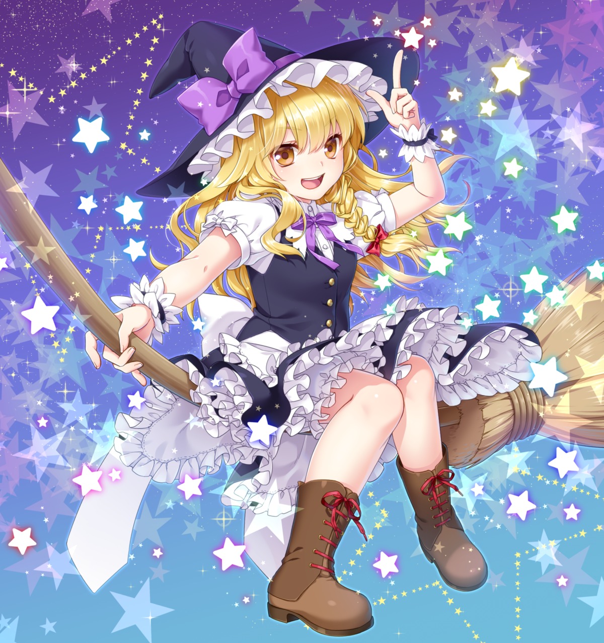 kirisame_marisa, kuronohana, touhou, witch