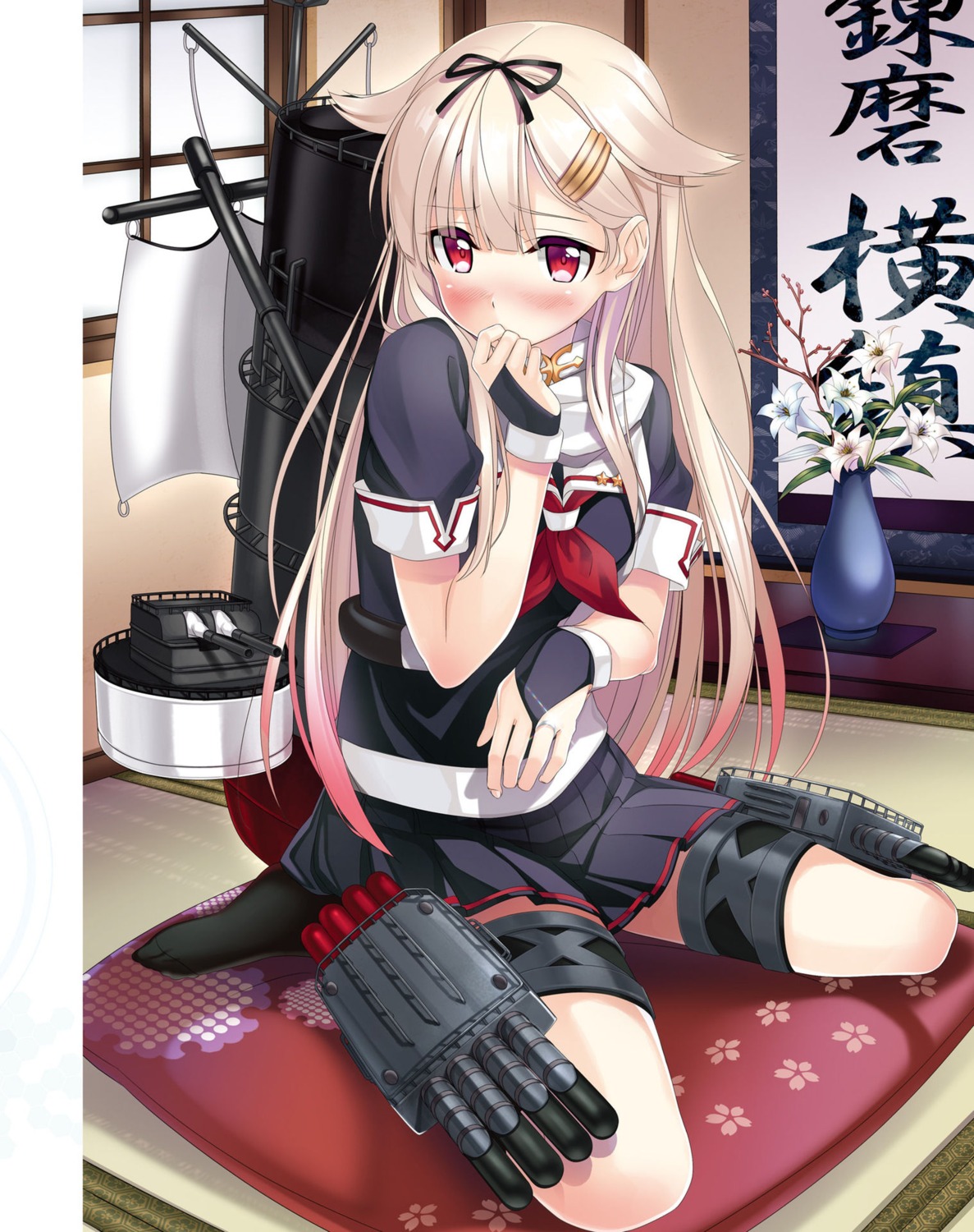 amakusa_tobari, digital_version, kantai_collection, seifuku, yuudachi_(kancolle)