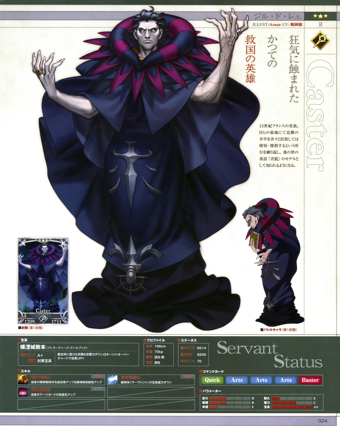 azusa, fate/grand_order, fate/stay_night, fate/zero, gilles_de_rais_(fate), male, type-moon