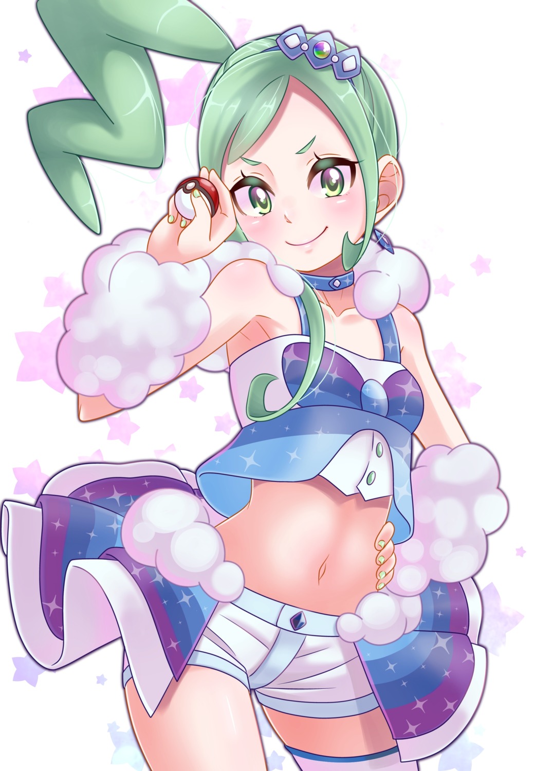 lucia_(pokemon), pokemon, thighhighs, yupiteru