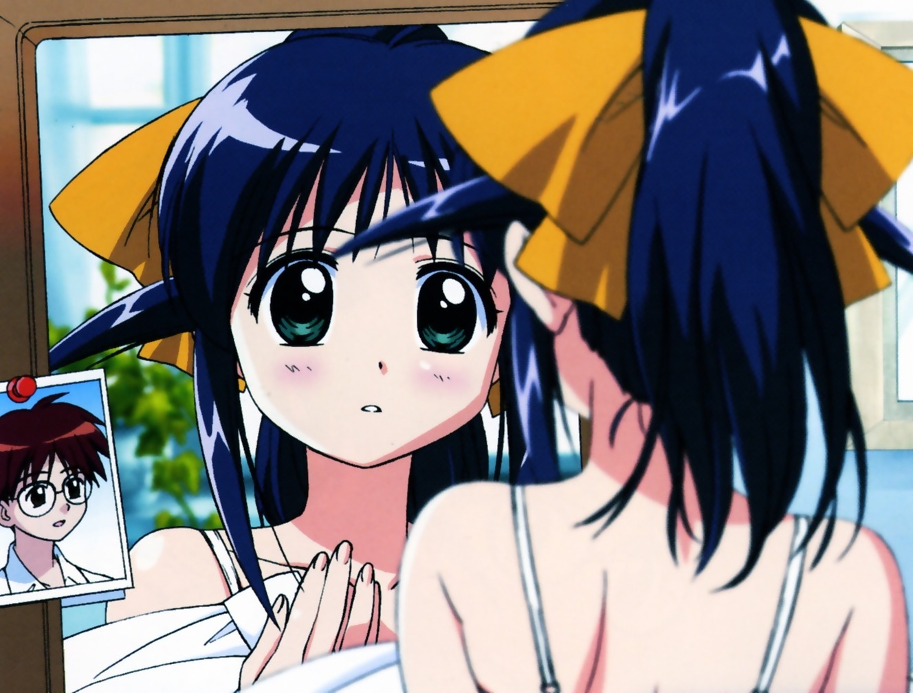 andou_mahoro, bra, mahoromatic, megane, misato_suguru