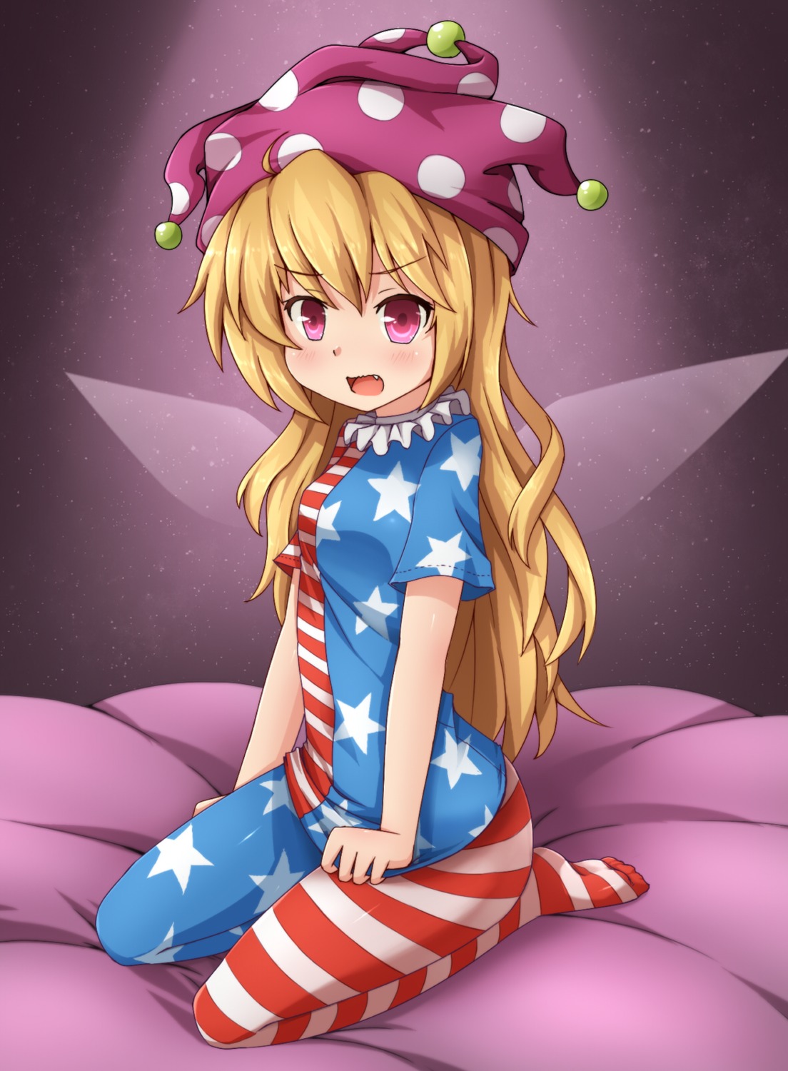 clownpiece, kaiyi, pantyhose, touhou, wings