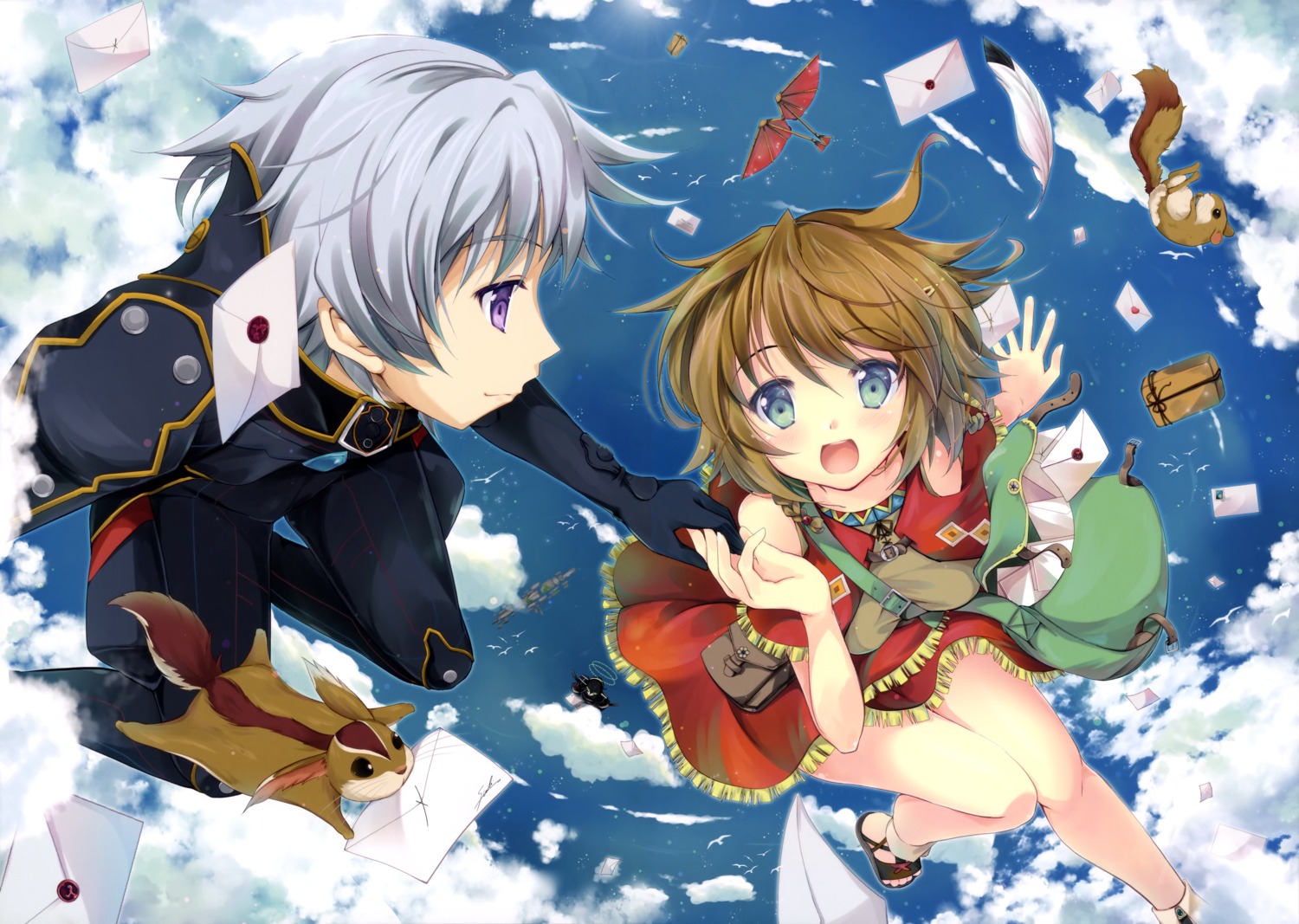 amy_(gargantia), grace_(gargantia), ledo, suihi, suisei_no_gargantia