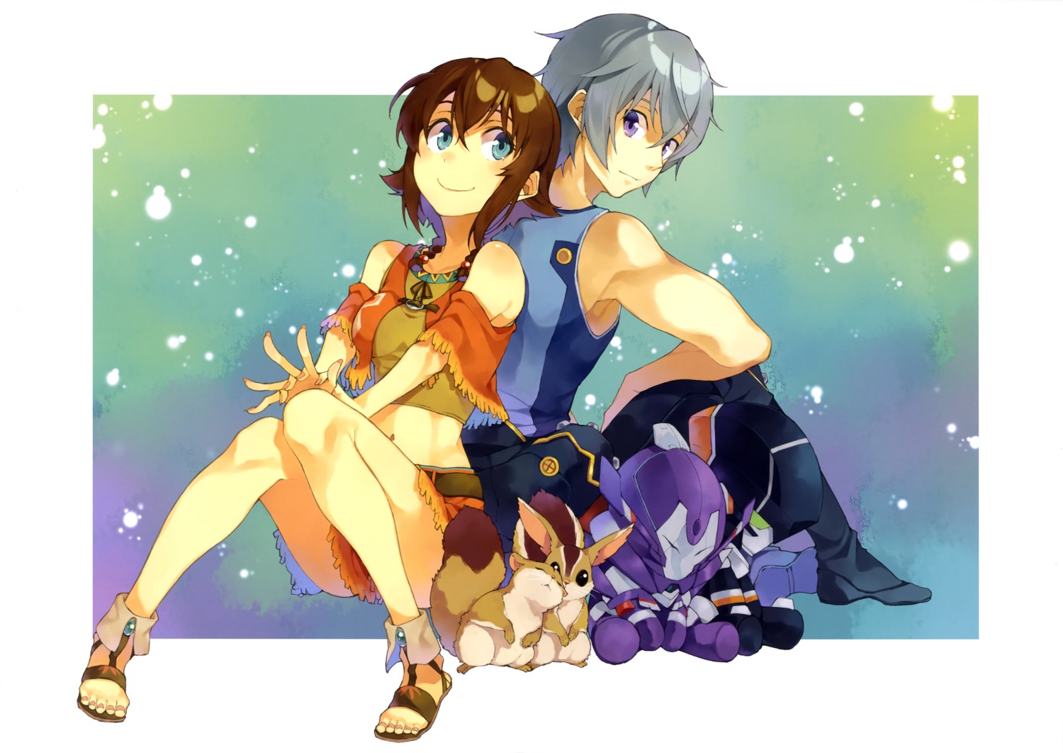 amy_(gargantia), grace_(gargantia), ledo, suisei_no_gargantia, t-okada