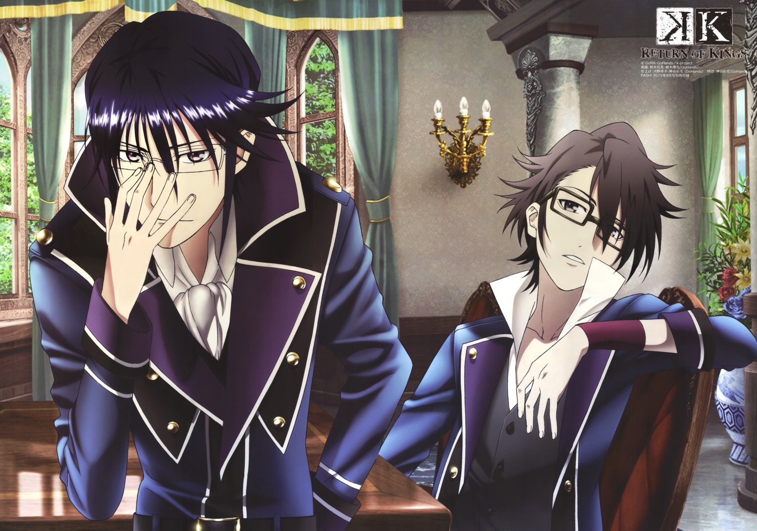 fushimi_saruhiko, k, k:_missing_kings, male, munakata_reisi, tagme