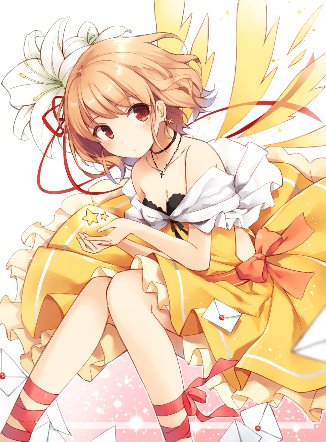 cleavage, dress, shinomiya_yon