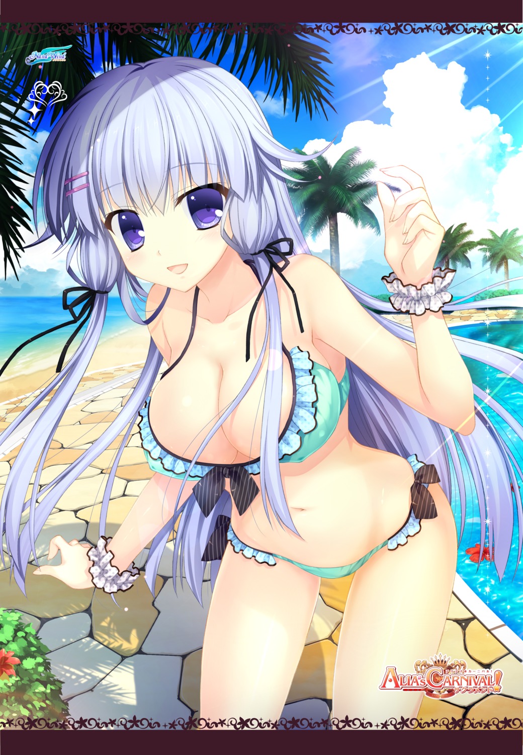 alia's_carnival, alia's_carnival!_sacrament, bikini, cleavage, nanao_naru, nanawind, swimsuits, takanashi_nana