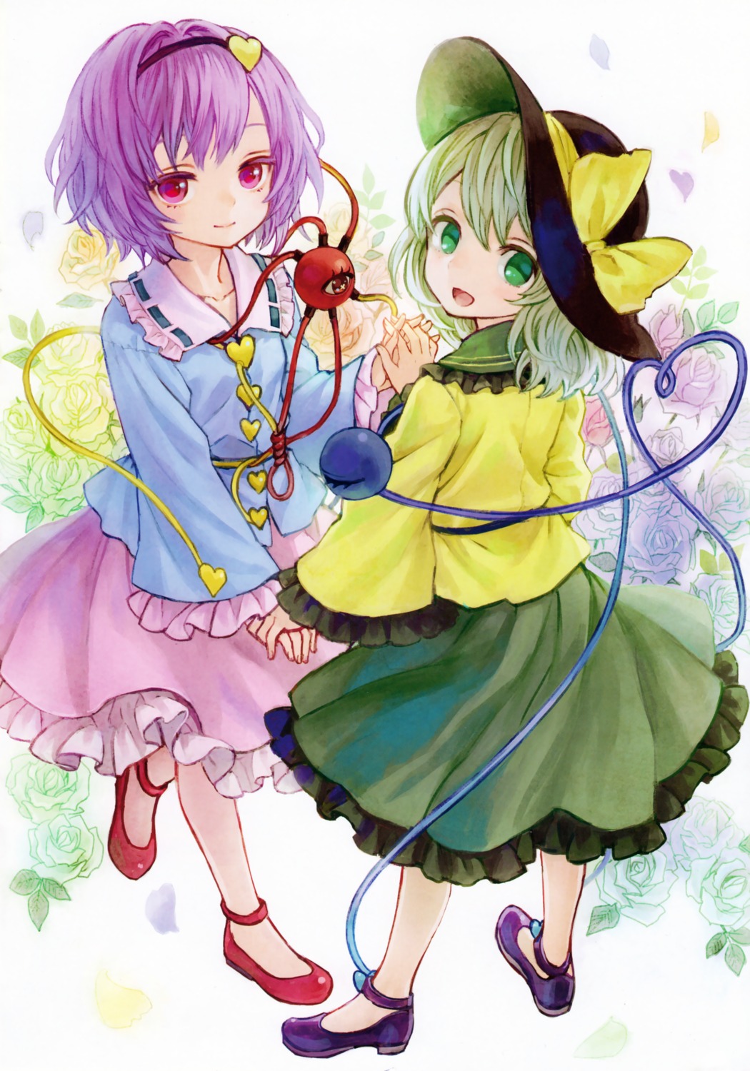 ama-tou, komeiji_koishi, komeiji_satori, touhou
