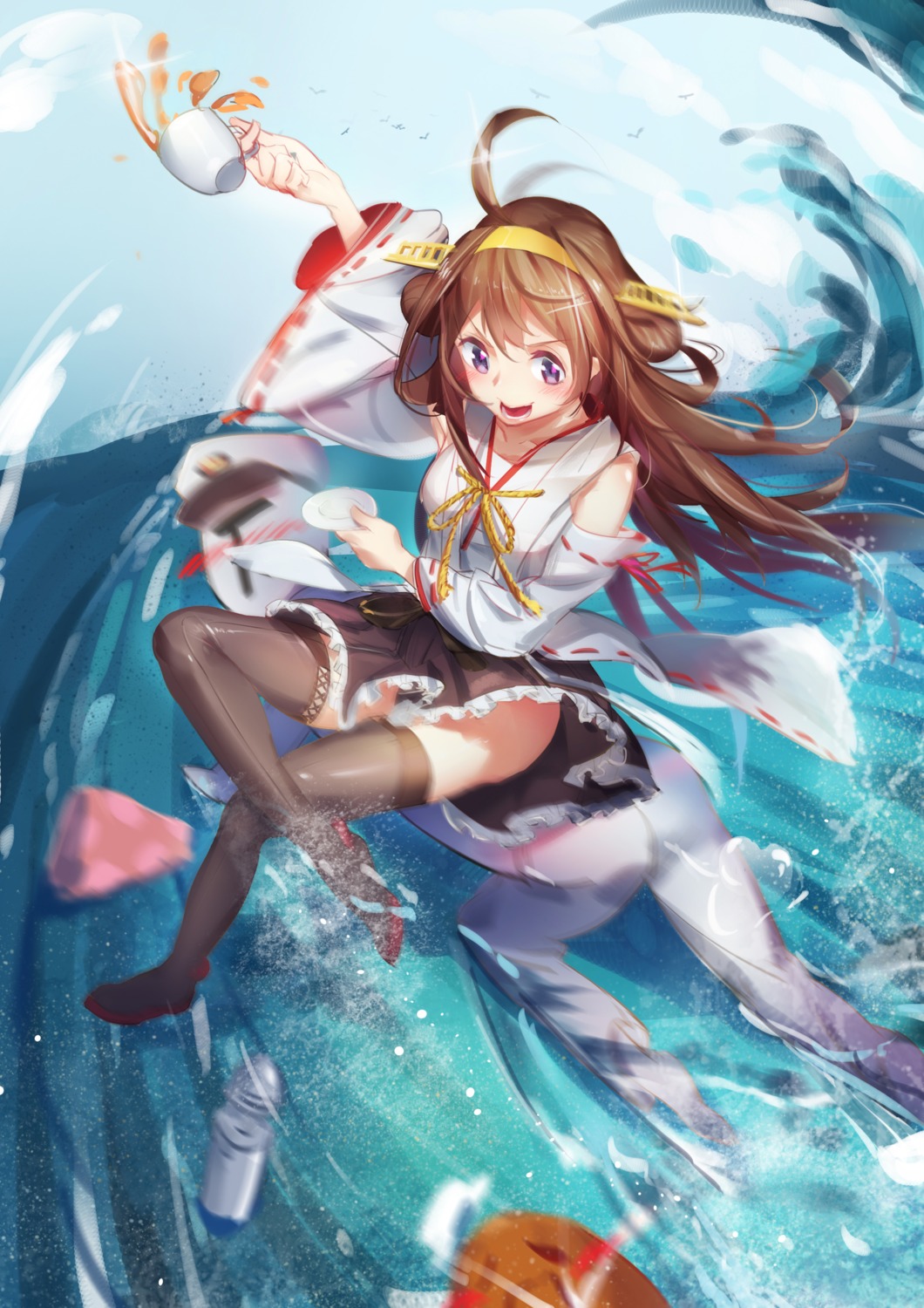 admiral_(kancolle), kantai_collection, kongou_(kancolle), pg_(pgouwoderen), thighhighs