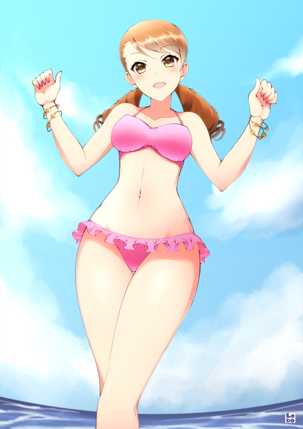bikini, houjou_karen, ookami_maito, swimsuits, the_idolm@ster, the_idolm@ster_cinderella_girls