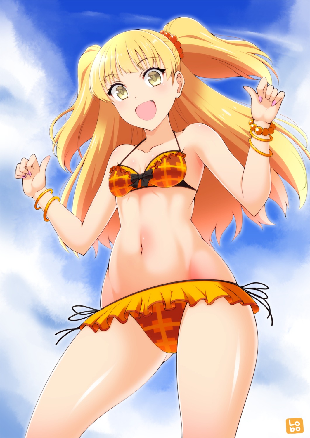 bikini, cleavage, jougasaki_rika, ookami_maito, swimsuits, the_idolm@ster, the_idolm@ster_cinderella_girls
