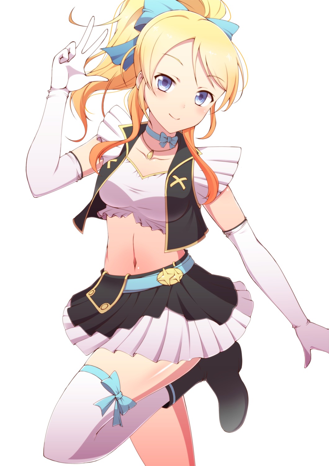 ayase_eli, love_live!, love_live!_(series), ookami_maito, thighhighs