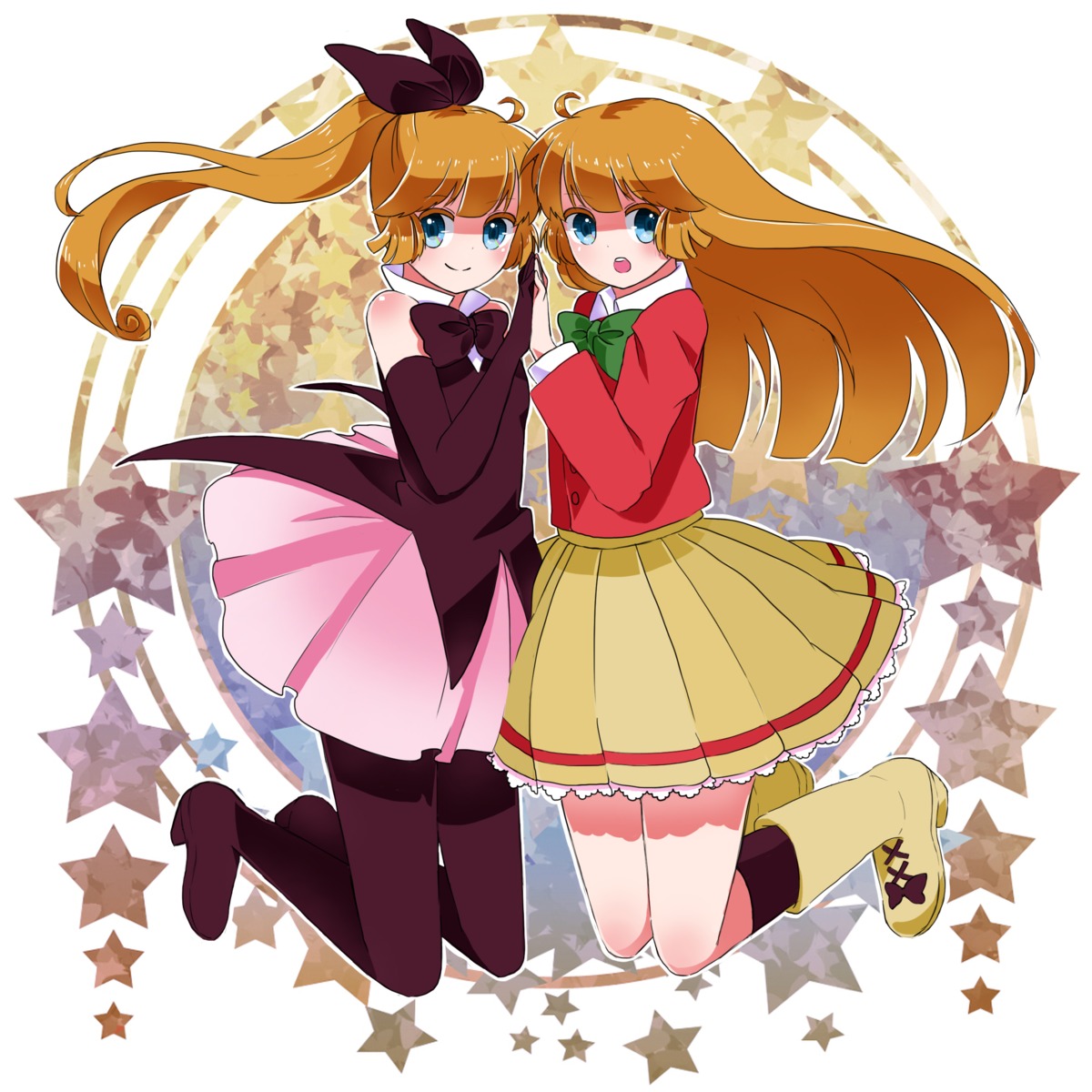 haneoka_meimi, heels, kaitou_saint_tail, pantyhose, seifuku