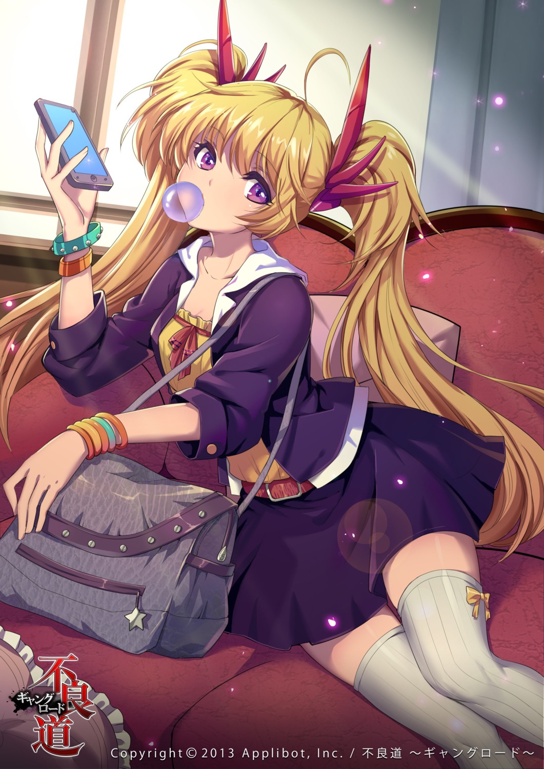 furyou_michi_~gang_road~, mo_sheng_ren, thighhighs