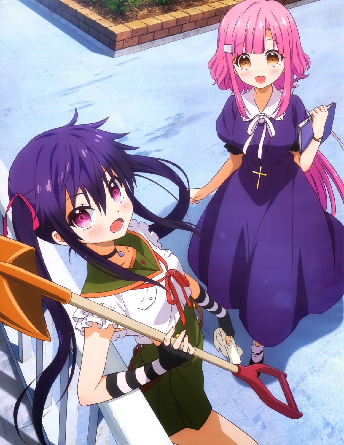 dress, ebisuzawa_kurumi, gakkou_gurashi!, sakura_megumi, seifuku
