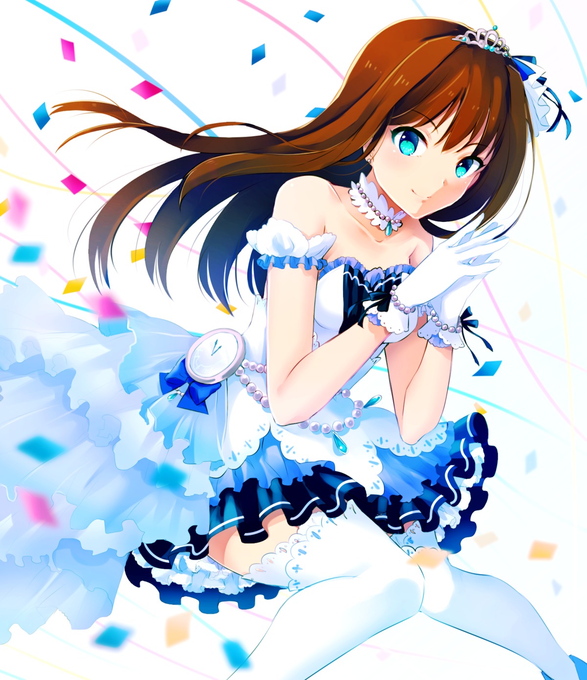 dress, shibuki_kamone, shibuya_rin, the_idolm@ster, the_idolm@ster_cinderella_girls, the_idolm@ster_cinderella_girls_starlight_stage, thighhighs