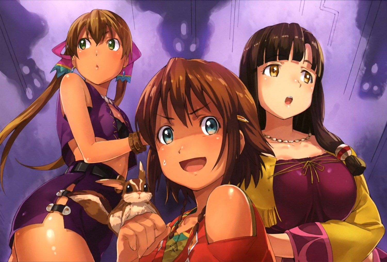 amy_(gargantia), grace_(gargantia), melty_(gargantia), saaya_(gargantia), suisei_no_gargantia
