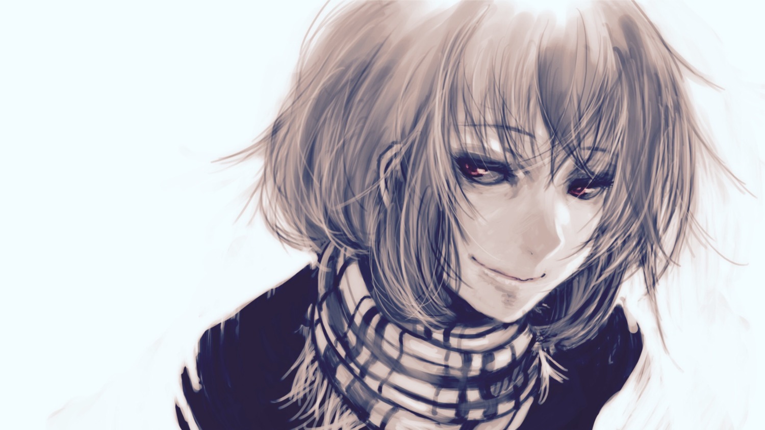 male, monochrome, seifuku, shiroko