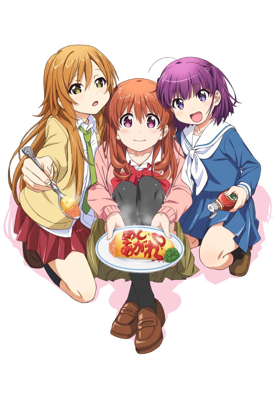 digital_version, koufuku_graffiti, machiko_ryou, morino_kirin, seifuku, shiina_(koufuku_graffiti), sweater, thighhighs