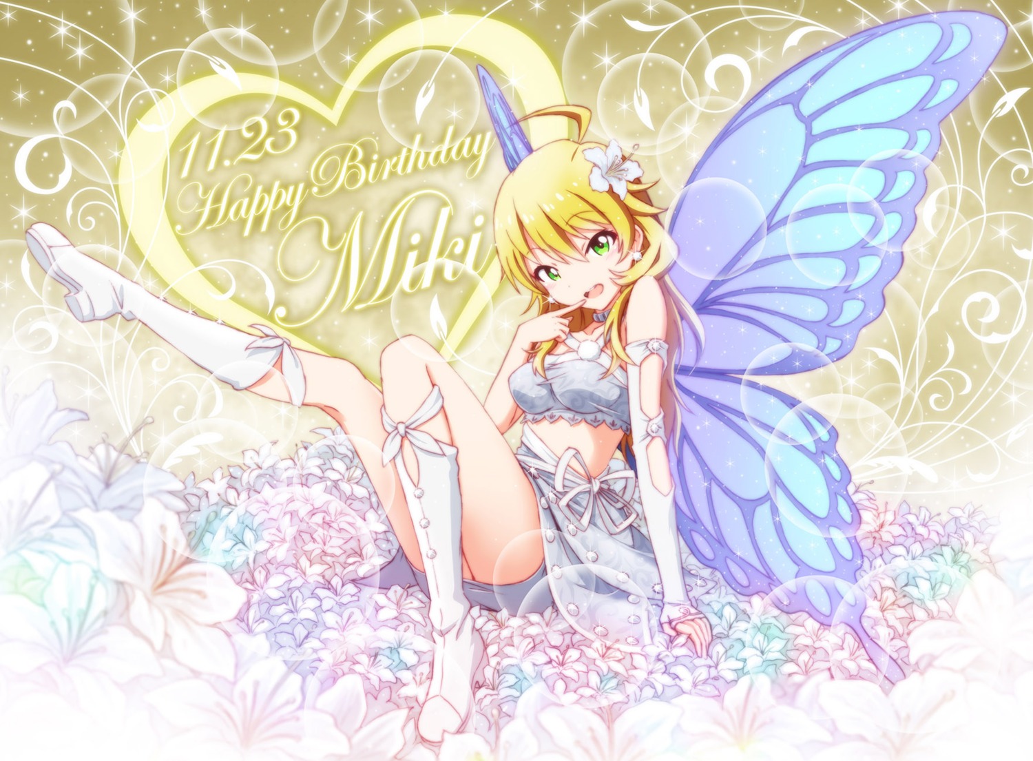 heels, hoshii_miki, outsider_0, the_idolm@ster, wings