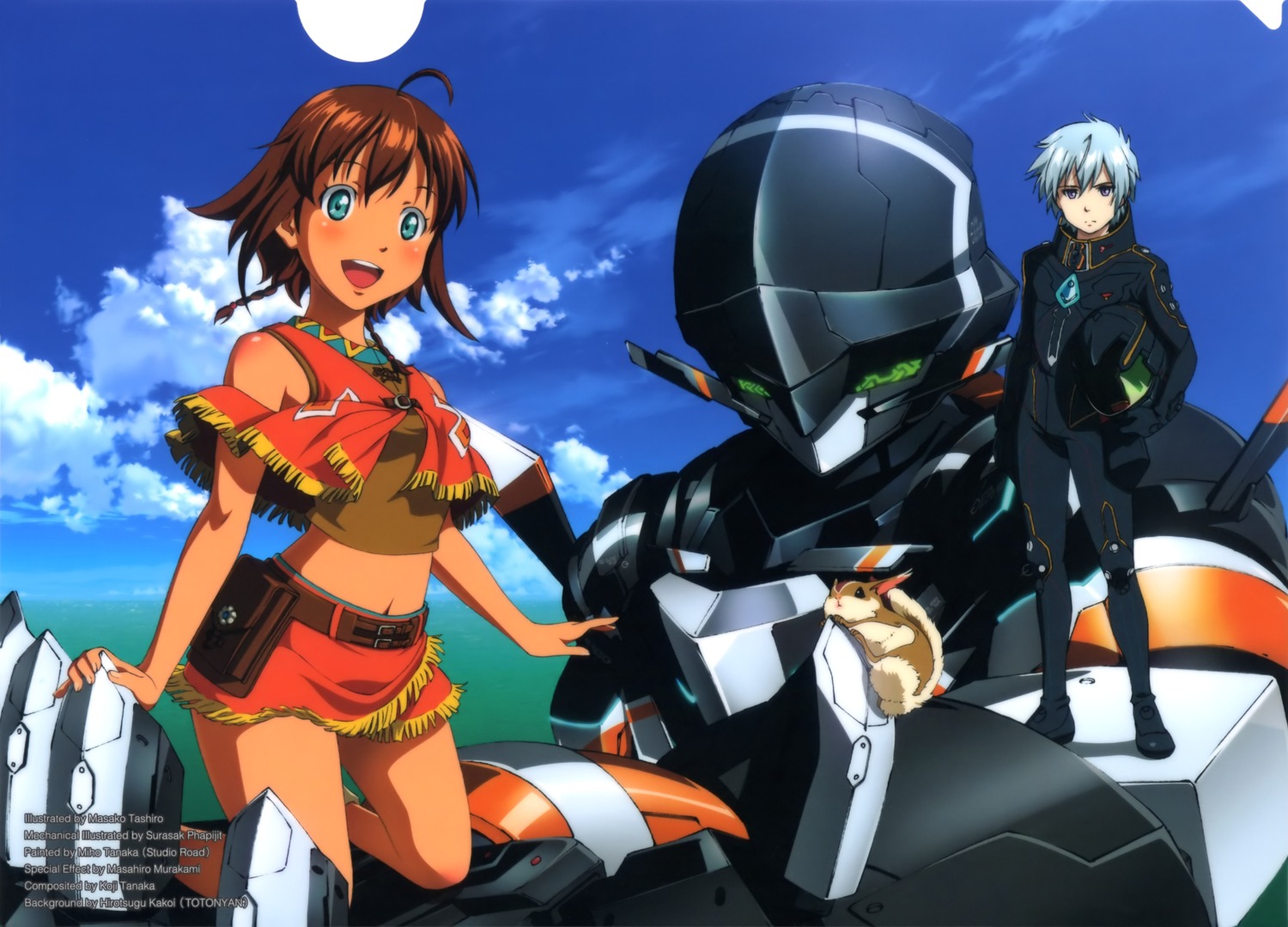 amy_(gargantia), chamber, grace_(gargantia), ledo, mecha, suisei_no_gargantia, surasak_phapijit, tashiro_masako