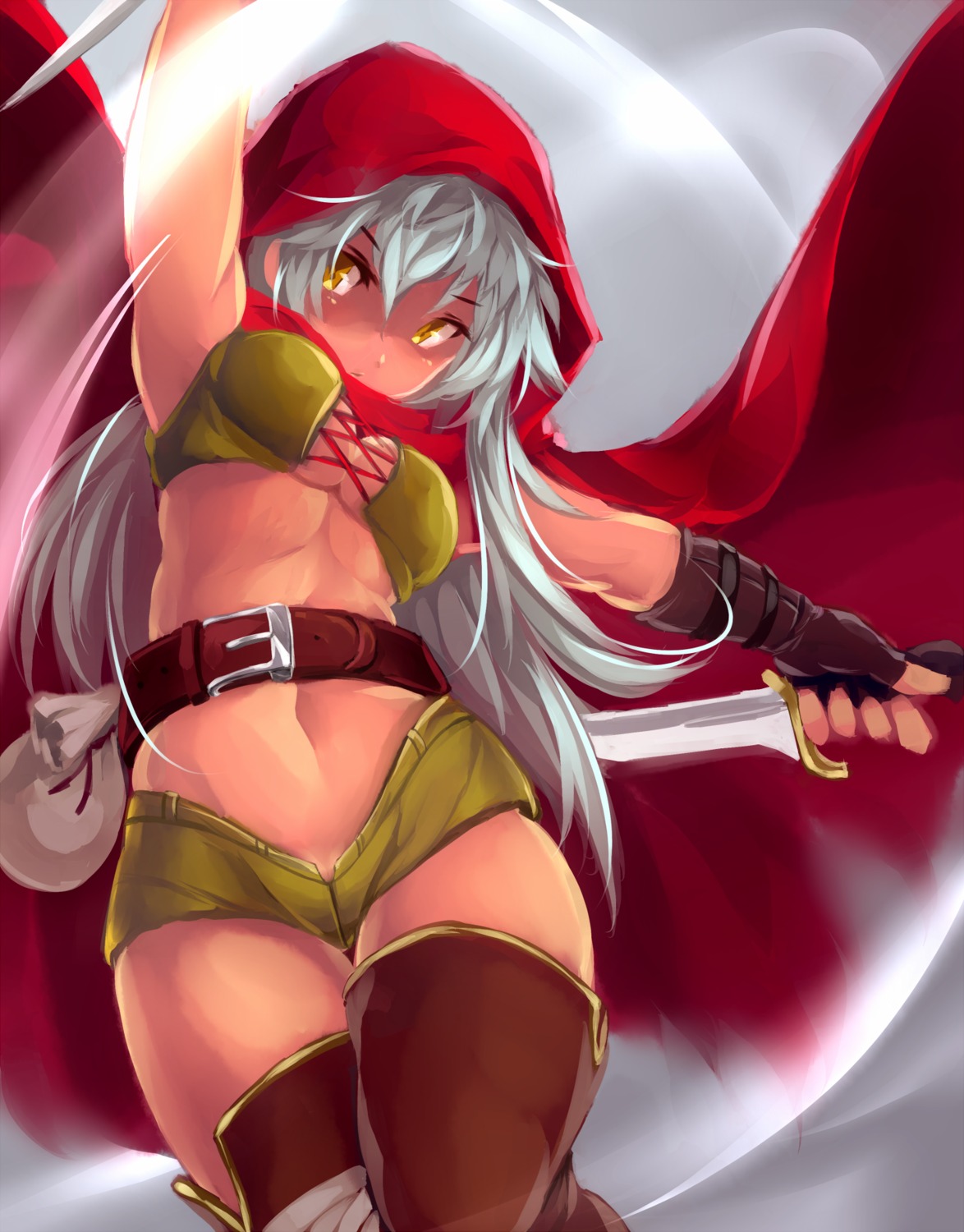 bikini_top, cleavage, sennen_sensou_aigis, swimsuits, thighhighs, usuki_(graygreed), weapon