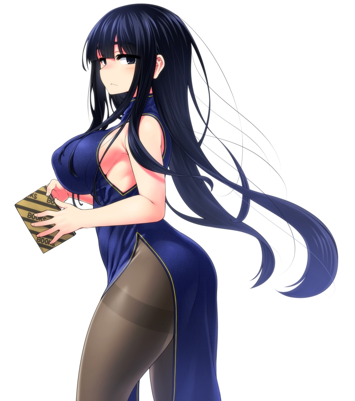 ass, chinadress, no_bra, nopan, pantyhose, yoshida_hideyuki