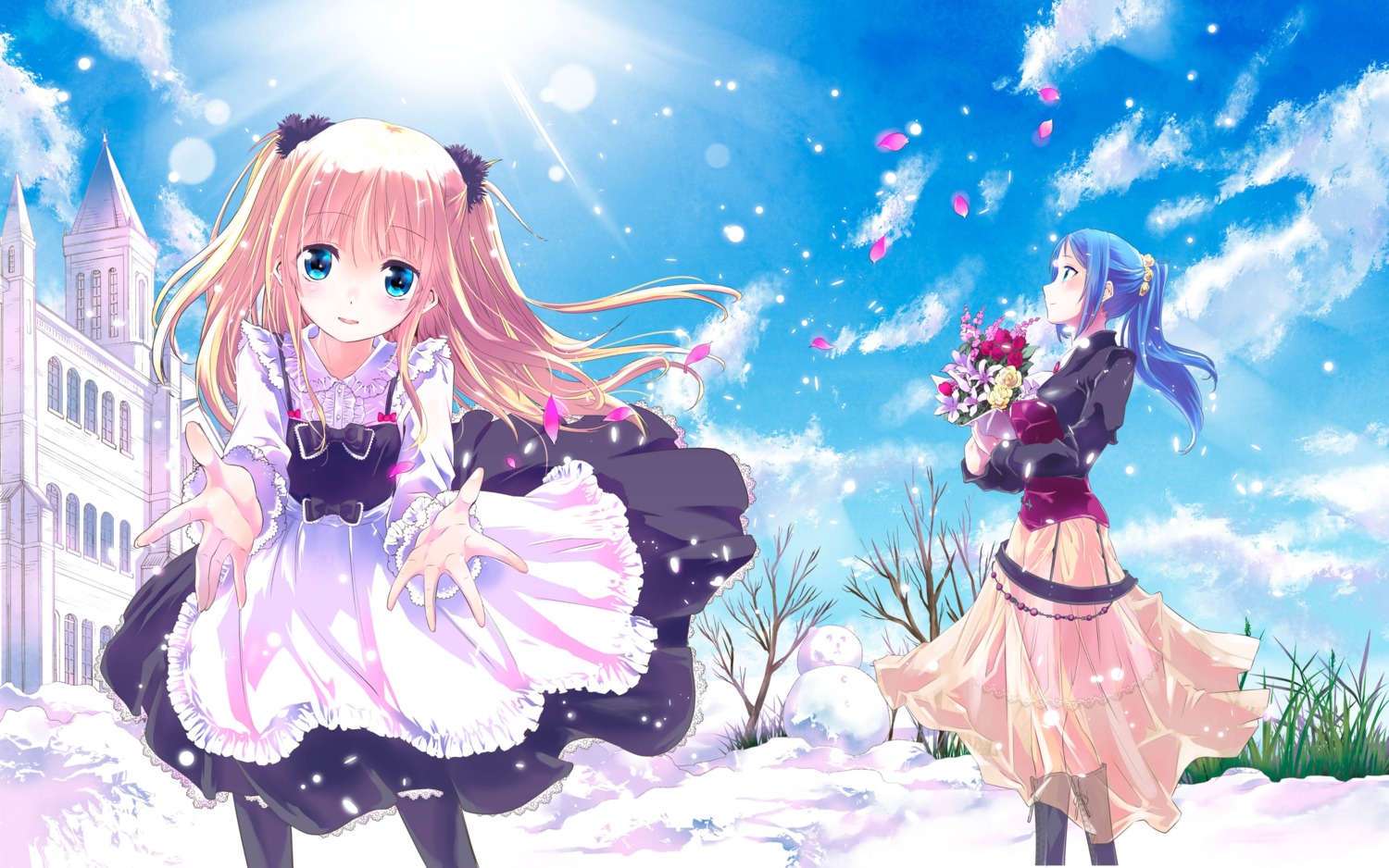 dress, gothic_lolita, kazumiya_akira, lieselotte_faustus, lolita_fashion, pantyhose, see_through, shoujo_gensou_necrophilia