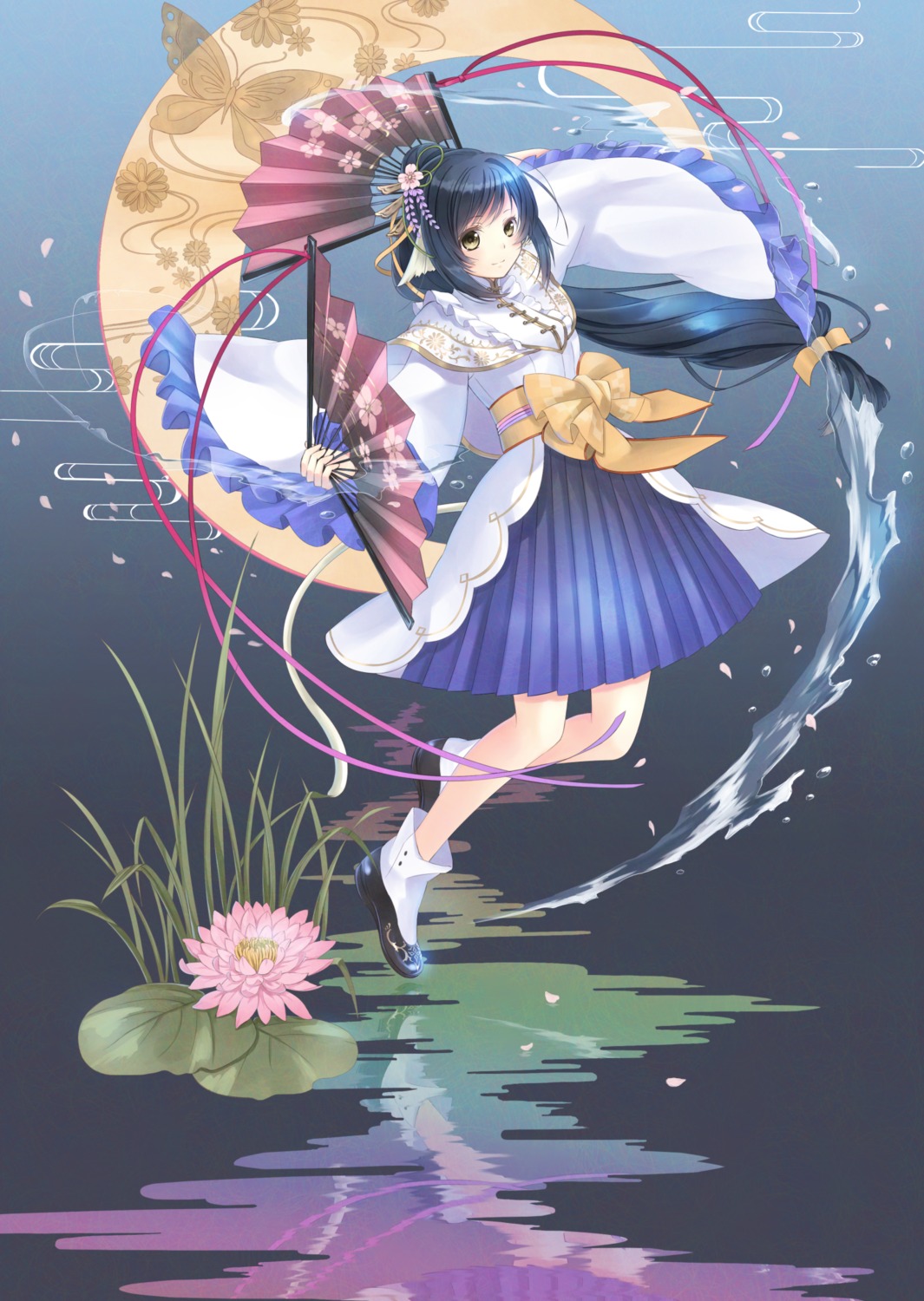 animal_ears, japanese_clothes, kuon_(utawarerumono), mokona1107, utawarerumono, utawarerumono_itsuwari_no_kamen