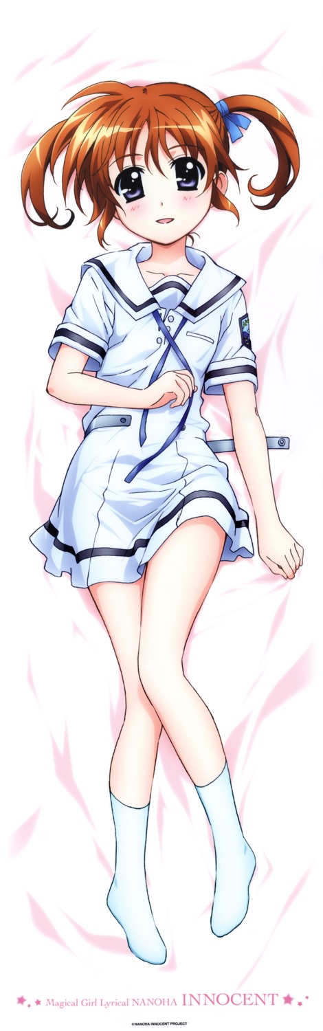 dakimakura, mahou_shoujo_lyrical_nanoha, mahou_shoujo_lyrical_nanoha_innocent, seifuku, takamachi_nanoha
