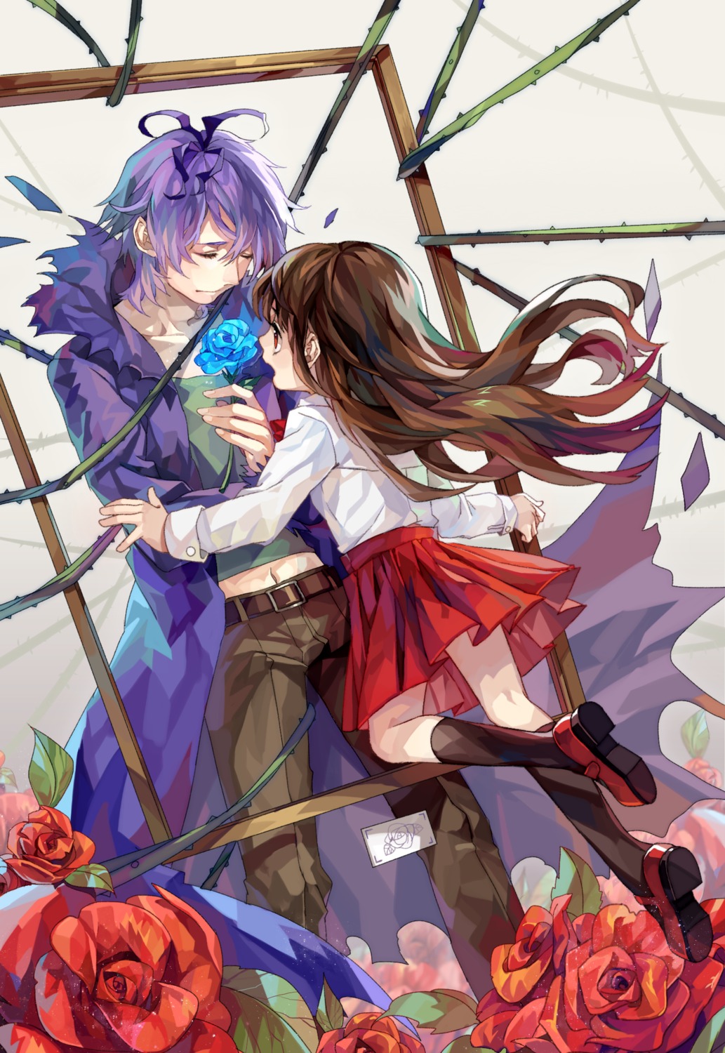 eve_(ib), garry_(ib), harrymiao, ib, seifuku