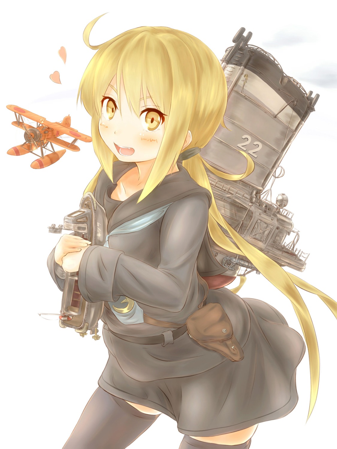 gripen, kantai_collection, satsuki_(kancolle), seifuku, thighhighs
